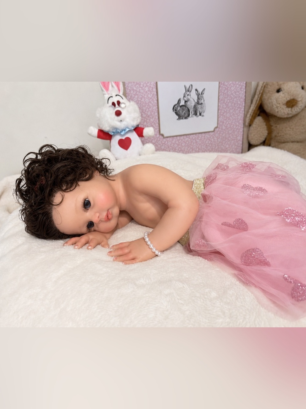 FBS 20" Evangelina, Marshmallow Silicone Available for Adoption